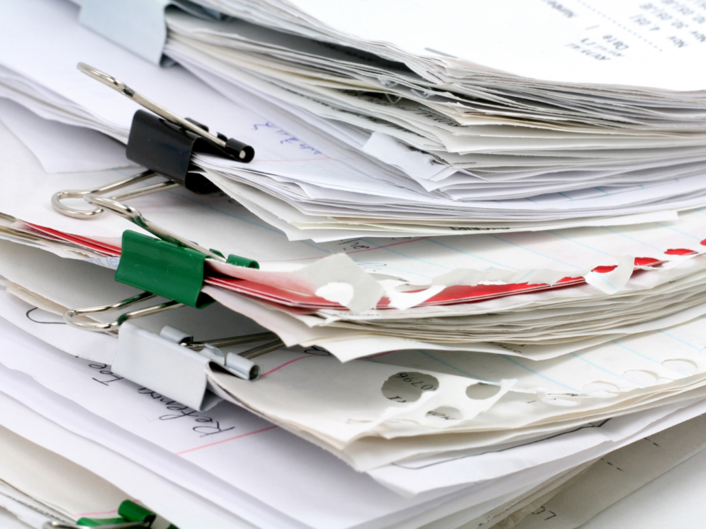 document piles